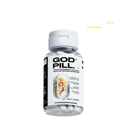 GODPILL | Increases Testosterone and Muscle Mass | 60 Capsules