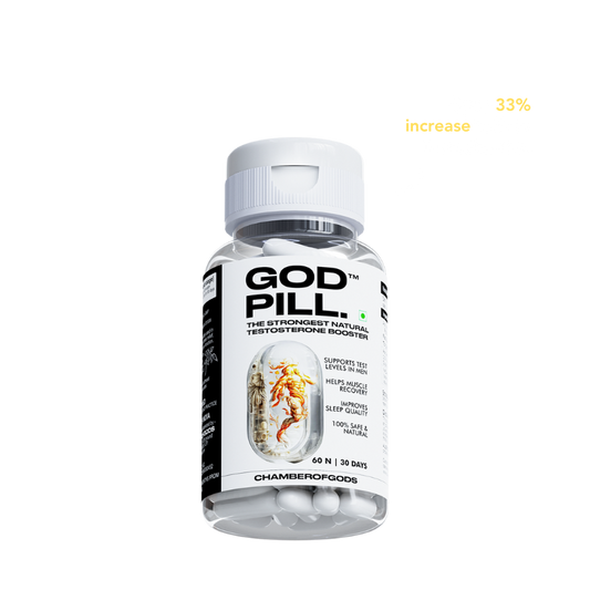 GODPILL | Increases Testosterone and Muscle Mass | 60 Capsules