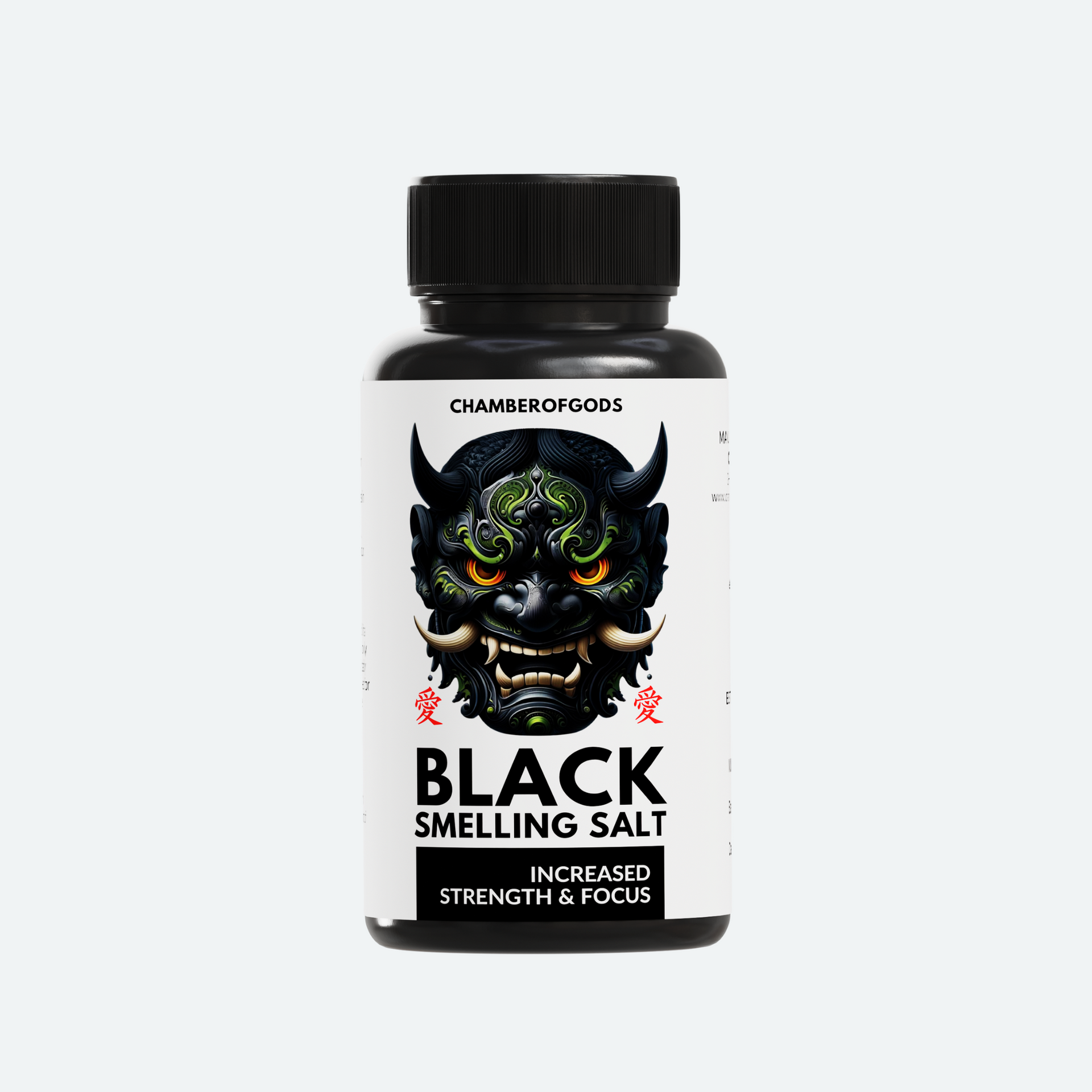 Black Smelling Salt for Powerlifting & Strength athletes | 4 Month Potency