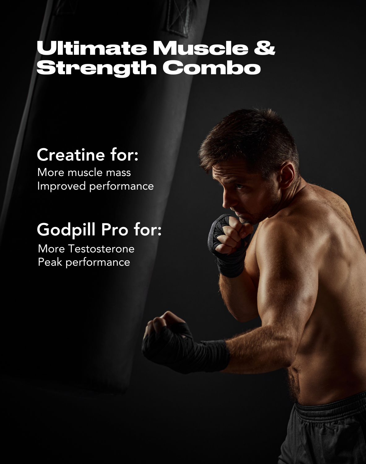 Godpill Pro & Creatine HCL Bundle | Energy, Strength & Vitality for Men