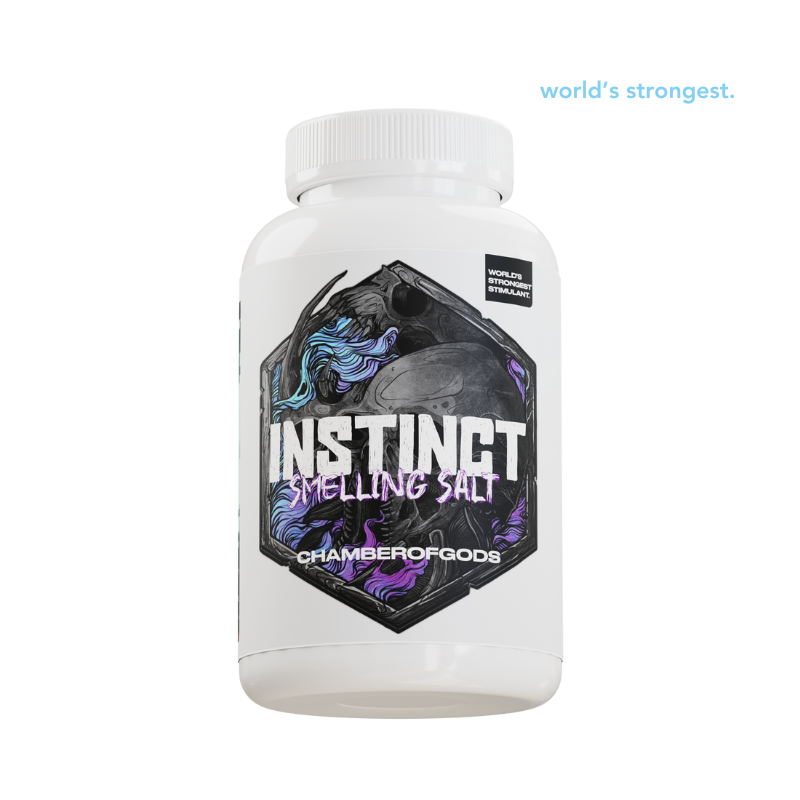 Instinct Smelling Salt for Powerlifting & Strength athletes |  4 Month Potency