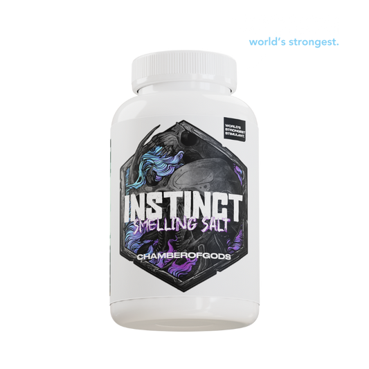 Instinct Smelling Salt for Powerlifting & Strength athletes |  4 Month Potency