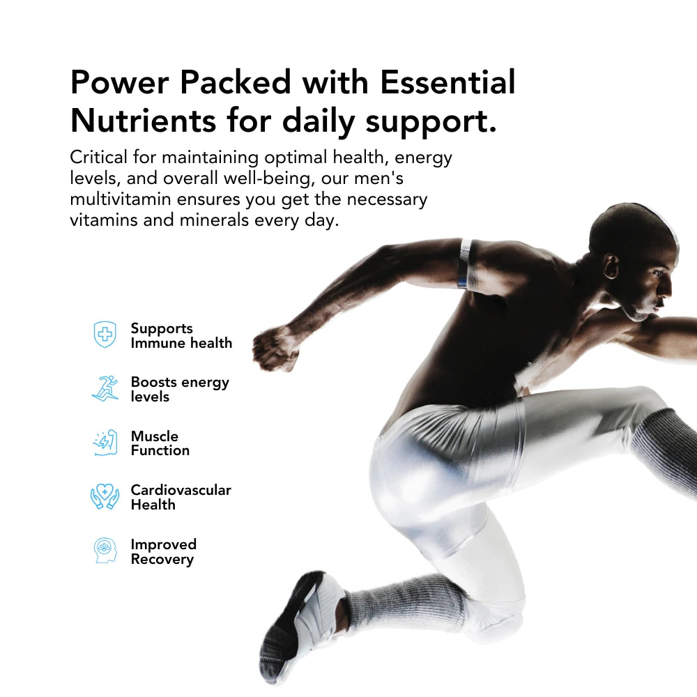 essential nutrients for daily support ,Supports immune health ,boos energy levels,muscle function,cardiovascular health ,improved recovery