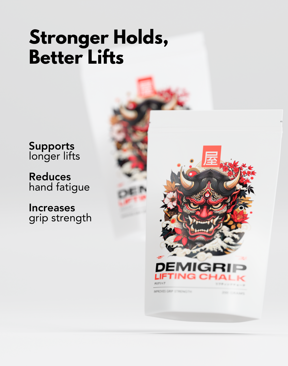 Chamberofgods Demigrip Lifting Gym Chalk Powder | Helps Grip Strength