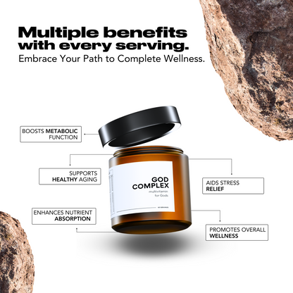 God-Complex Multivitamin for athletes | Methylated form | 60 servings