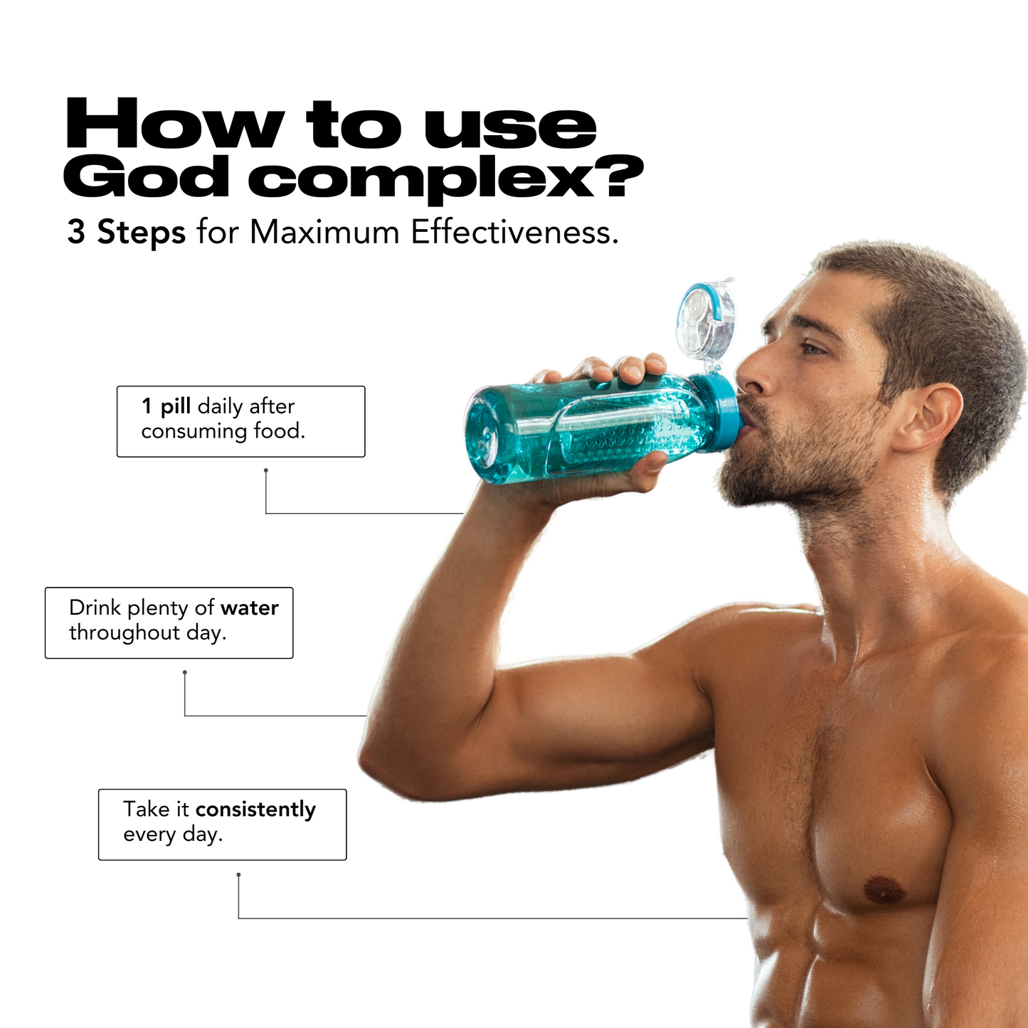 God-Complex Multivitamin for athletes | Methylated form | 60 servings