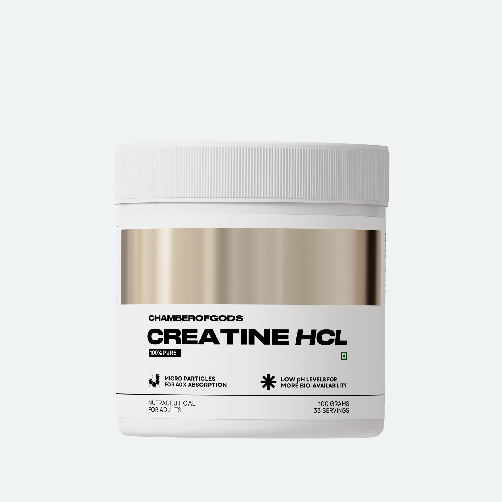 Creatine Hcl Original | 100% Pure - 33 servings