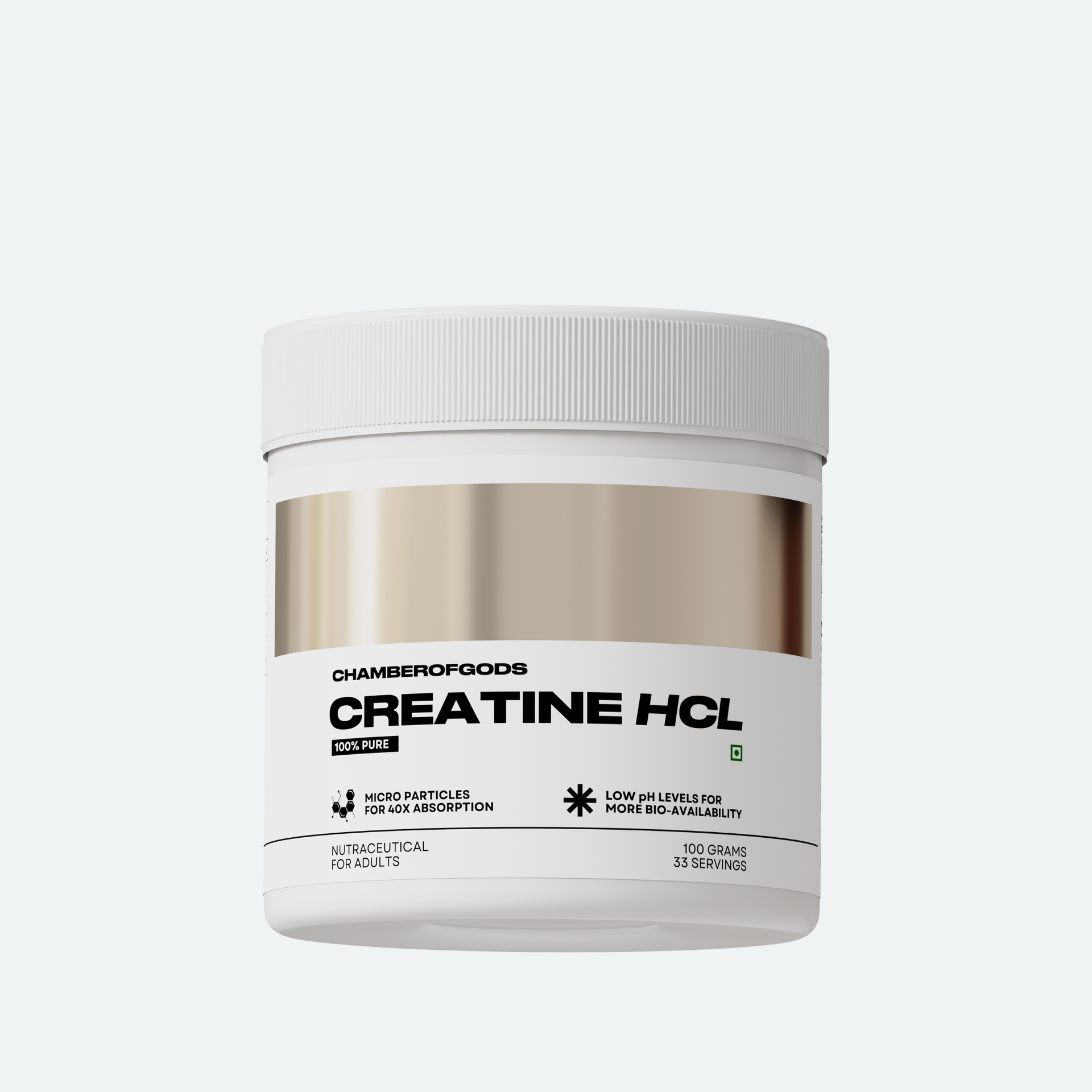 Creatine Hcl Original | 100% Pure - 33 servings