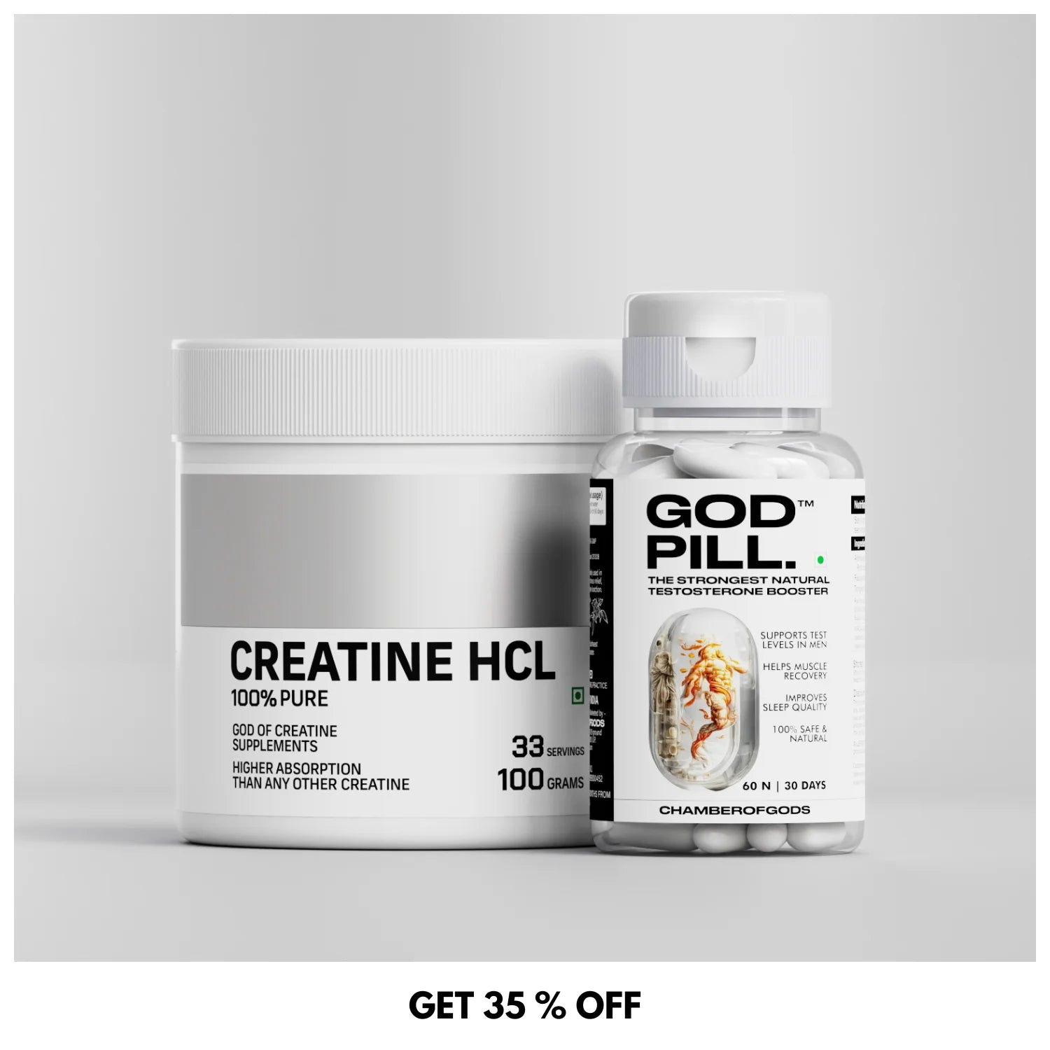 GODPILL + Creatine HCL by chamberofgods